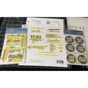 Vtg Ali Edwards Story Stamp Week In The Life Journaling Lot 3 Good Day Right Now